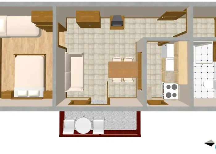 Appartement With Parking Space - 2285 *